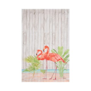 C&F Home Paradise Flamingo Printed Flour Sack Kitchen Towel - 1 of 3