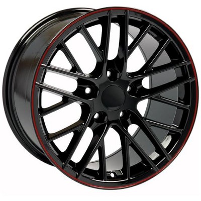 OE Wheels LLC CV08B-18085-5475-56BR Black Wheel Painted (18 x 8.5 inches /5 x 120 mm, 56 mm Offset)