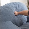 Sapphtopaz Bean Bag Chair Memory Foam Bean Bag Chair Sofa Chair with Armrest Teddy Lazy Sofa Accent Chair for Living Room, Dorm - 3 of 4
