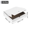 Unique Bargains Cowhide Paper Corrugated Storage Pizza Box 15 Pcs - 2 of 4
