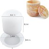 JDICTION High Matte Cup Silicone Mold with Lid, 4PCS Candle Jar & Storage Bowl Mold for Resin, Cement Flower Pot, Jewelry Box, DIY Craft - 2 of 4