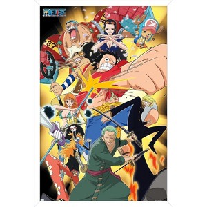 Trends International One Piece: Fishman Island - Pirate Crew Framed Wall Poster Prints - 1 of 4