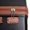 Naysaye Luggage 5 Piece Set with Travel Bag and Toiletry Bag TSA Lock Spinner Wheels for Travel, Black, 18.7"*11.22"*29.13" - 2 of 4