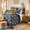 Palm Frond Printed Quilt Black/Off-White - Opalhouse™ designed with Jungalow™ - 2 of 4
