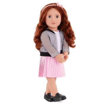 Our Generation Jacinta 18" Fashion Doll with Pink Skirt & Sweater