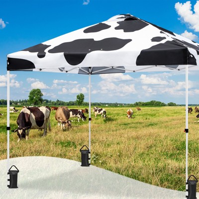 EAGLE PEAK 10x10 Pop Up Canopy Instant Tent w/ 4 Weight Bags