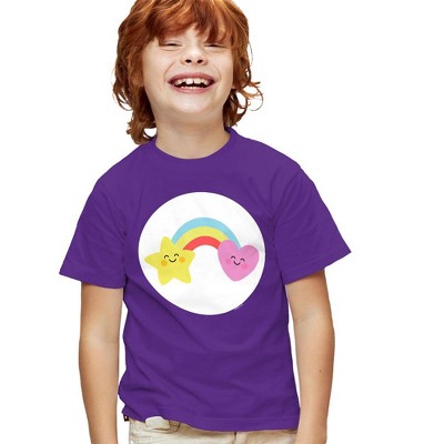 Boys' Short Sleeve Care Bears: Unlock the Magic Best Friend Bear Belly T-Shirt