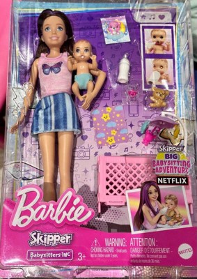 Barbie Skipper Babysitters Inc. Dolls & Playset with Babysitting Skipp –  Square Imports