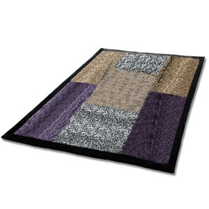 Slickblue Animal Print Patchwork Throw Blanket, 61x86.6 inches, Multiple Design Options, Soft & Warm, Machine Washable - 1 of 3