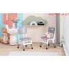 Children Age 2-8 Adjustable Kids Chair (2pcs), 3 Level Height Adjustable Toddler Chair, Plastic Indoor Outdoor Child Chair - 4 of 4
