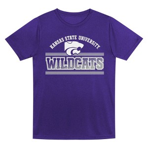 NCAA Kansas State Wildcats Boys' Short Sleeve Poly T-Shirt - 1 of 1