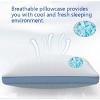 Vipbear Adjustable Pillow,Queen Size Plus Cooling Gel Shredded Foam Bed Pillow for Side Sleeper,Neck Support Pillow with 2-Sided Pillowcase,28" x 18" - 2 of 4