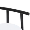 PAGED Bar Stools Set of 2 Modern Swivel Counter Stools with Hand Woven Seat and Metal Frame for Dining Room - 4 of 4
