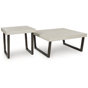 Signature Design by Ashley Westenfort 2-Piece Coffee Table Set with End Table - Espresso/Gray Finish - 1 of 4