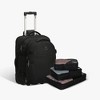 Hynes Eagle Expedition 63L 2-in-1 Rolling Backpack + PackPal Cube Set-Black - 2 of 4