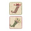 C&F Home Dancing Stocking Petit Point Coaster - 3 of 3