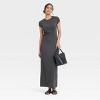 Women's Short Sleeve Knit Maxi Dress - A New Day™ - 3 of 3