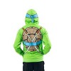 Teenage Mutant Ninja Turtles Leonardo Long Sleeve Men's Green Cosplay Hoodie - 4 of 4