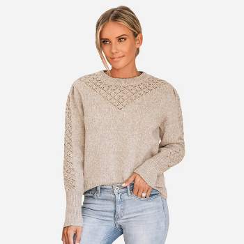 Jessica London Women's Plus Size Cotton Cashmere Duster Sweater, 18/20 -  Ivory