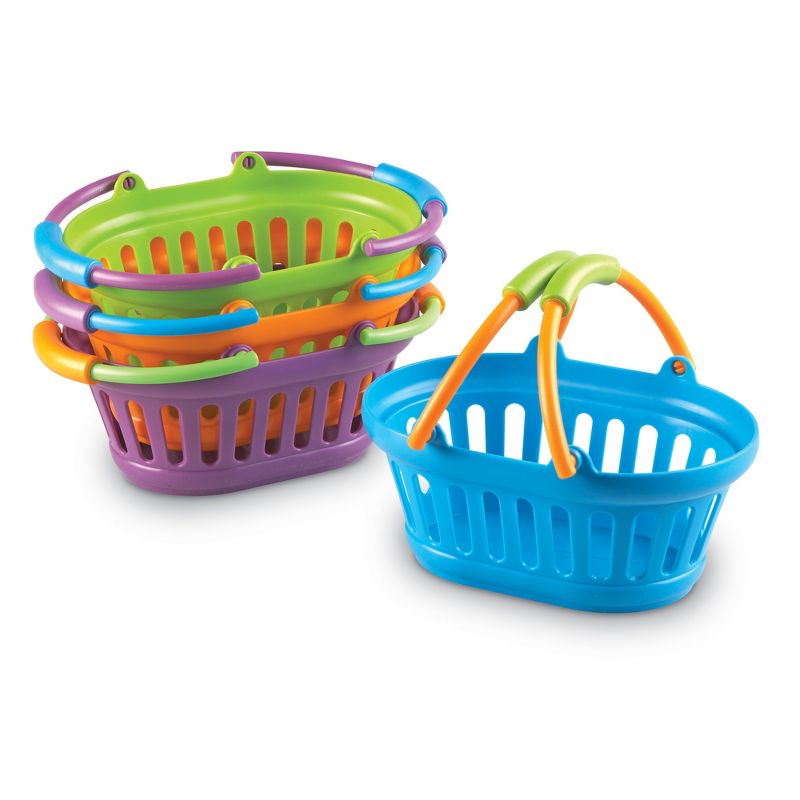 Learning Resources New Sprouts Stack of Baskets, 4 Pieces, Ages 18 mos+, 1 of 5