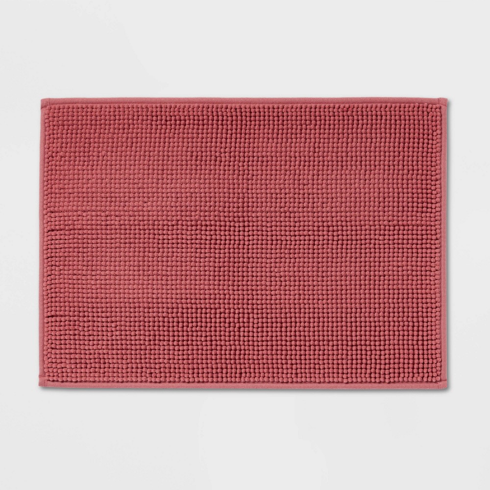 17inx24in Everyday Chenille Bath Rug Pink - Room Essentials™