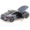 2020 BMW M8 Coupe Blue Metallic with Carbon Top 1/18 Diecast Model Car by Minichamps - 2 of 4