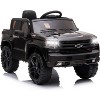 Licensed Chevrolet Silverado 12V Kids Ride On Truck with Parent Remote Control | 2.6 MPH Electric Car - 2 of 4