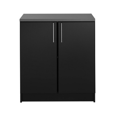 Prepac HangUps 18 inch Narrow Storage Cabinet, Black