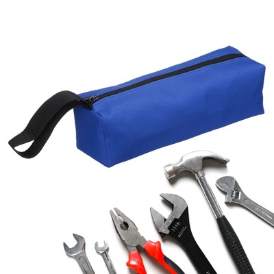 Unique Bargains Oxford Cloth Multi-Purpose Organizing Zipper Electrician Tool Bag 9.8" x 3.4" x 2.8"