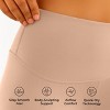 Women's High Waist Leggings with Side Pockets , Soft Stretch, Moisture Wicking, Polyester Spandex Women Activewear by Lux Decor Apparel - 4 of 4