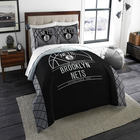 Nba Brooklyn Nets Northwest Reverse Slam Full Queen Comforter Set
