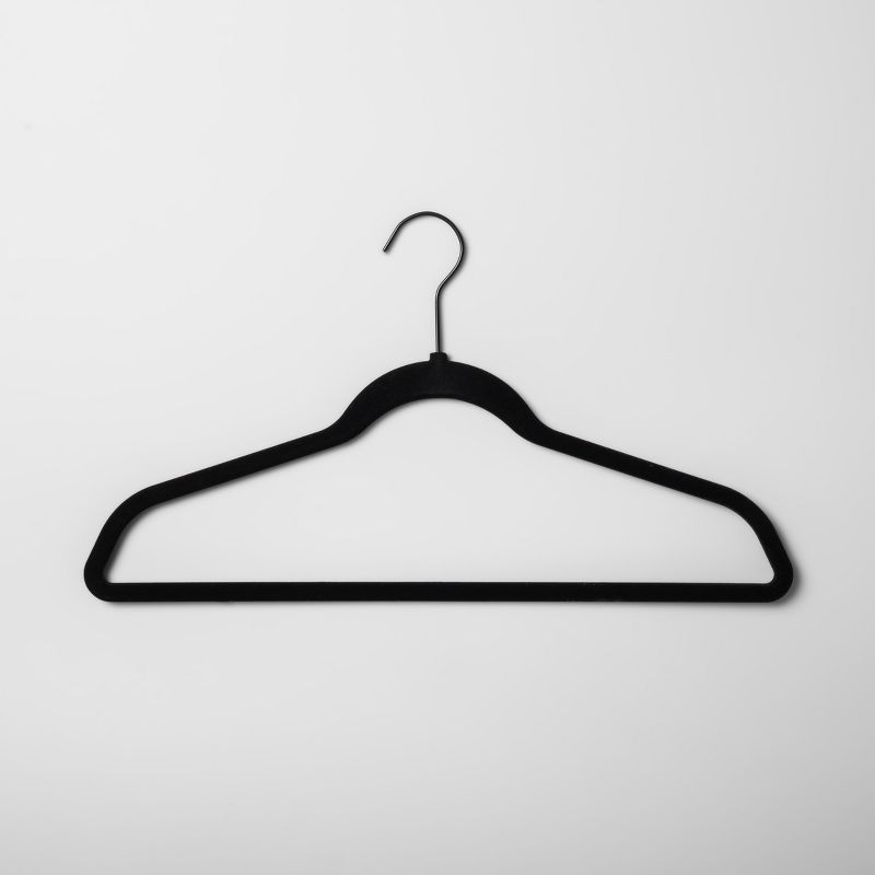 30pk Suit Flocked Hangers - Brightroom™, 4 of 9