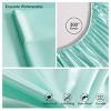 3/4 Pieces Satin Bed Sheet Set, Silky Cooling Soft Sheet Set - NTBAY - 3 of 4