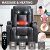 KWPZQEB Power Lift Recliner Chair, Medium Single Motor Glider Rocker Recliner with USB Charging Port, Massage & Heat for Living Room, Bedroom - 4 of 4