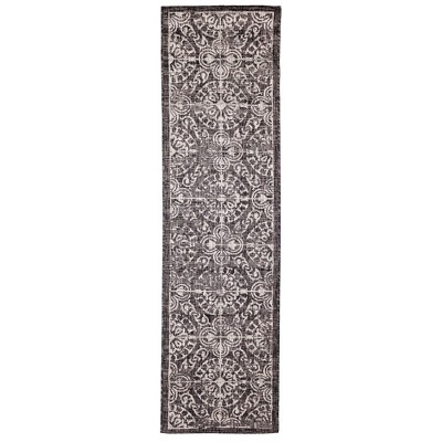 Liora Manne Carmel  Indoor/Outdoor Rug  Black..
