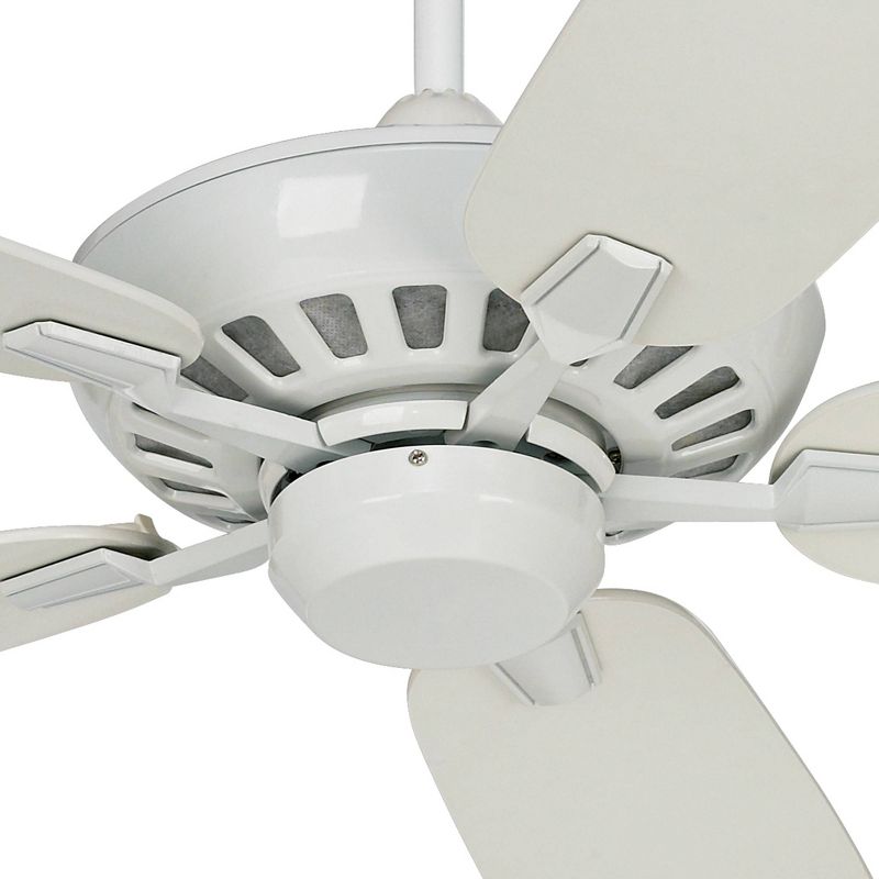 52" Casa Vieja Journey Modern Indoor Ceiling Fan with Remote Control Classic White for Living Kitchen House Bedroom Family Dining Home Office Room, 3 of 11