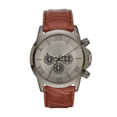 Men's Roman StrapWatch - Goodfellow & Co™ Gunmetal