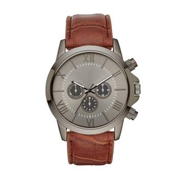 Men's Roman StrapWatch - Goodfellow & Co™ Dark Gray