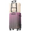 Whisen 3-Piece Luggage Set, 20"/24" PC Hardshell Suitcases with TSA Lock, Spinner Wheels and Foldable Duffel Bag - 3 of 4