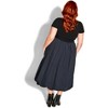 Women's Plus Size Paris Days Dress - navy | CITY CHIC - 3 of 4