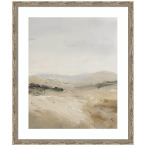 Kate and Laurel Fading Fields II by Amy Lighthall Framed Wall Art Print, 22 x 26, Mila Dark Silver - 1 of 4