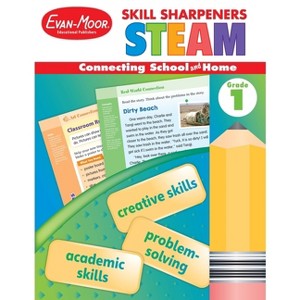 Skill Sharpeners: Steam, Grade 1 Workbook - by  Evan-Moor Educational Publishers (Paperback) - 1 of 1