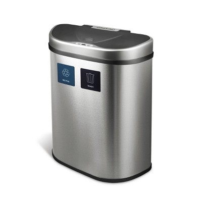 18.5 Gallon Stainless Steel Touchless Kitchen Trash Can
