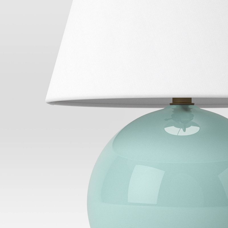 Round Table Lamp with Tapered Shade Blue - Threshold™, 5 of 9