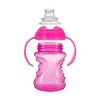 LunaLulinlk (3 pack) No-Spill Pink Soft Spout Sippy Cup, 8 fl oz - 4 of 4