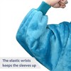 Catalonia Oversized Blanket Hoodie Sweatshirt, Wearable Fleece Blanket Pullover, Soft Warm Comfortable Portable Travel Sweater Pillow for Men Women - 4 of 4
