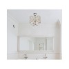 Elegant Lighting Elise 14 inch flush mount in chrome - 2 of 4