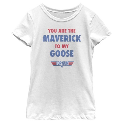 Girl's Top Gun Maverick Talk To Me Goose T-shirt : Target