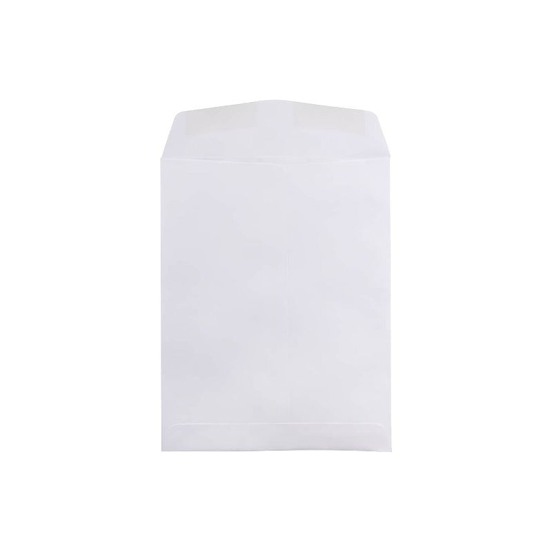 JAM Paper Open End Catalog Envelope 8 3/4"" x 11 1/4"" White 1000/Carton (4126B) , 2 of 5