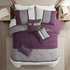 7Pcs Comforter Set, Solid Bedding Set, Microfiber Bed Comforter - 3 of 4